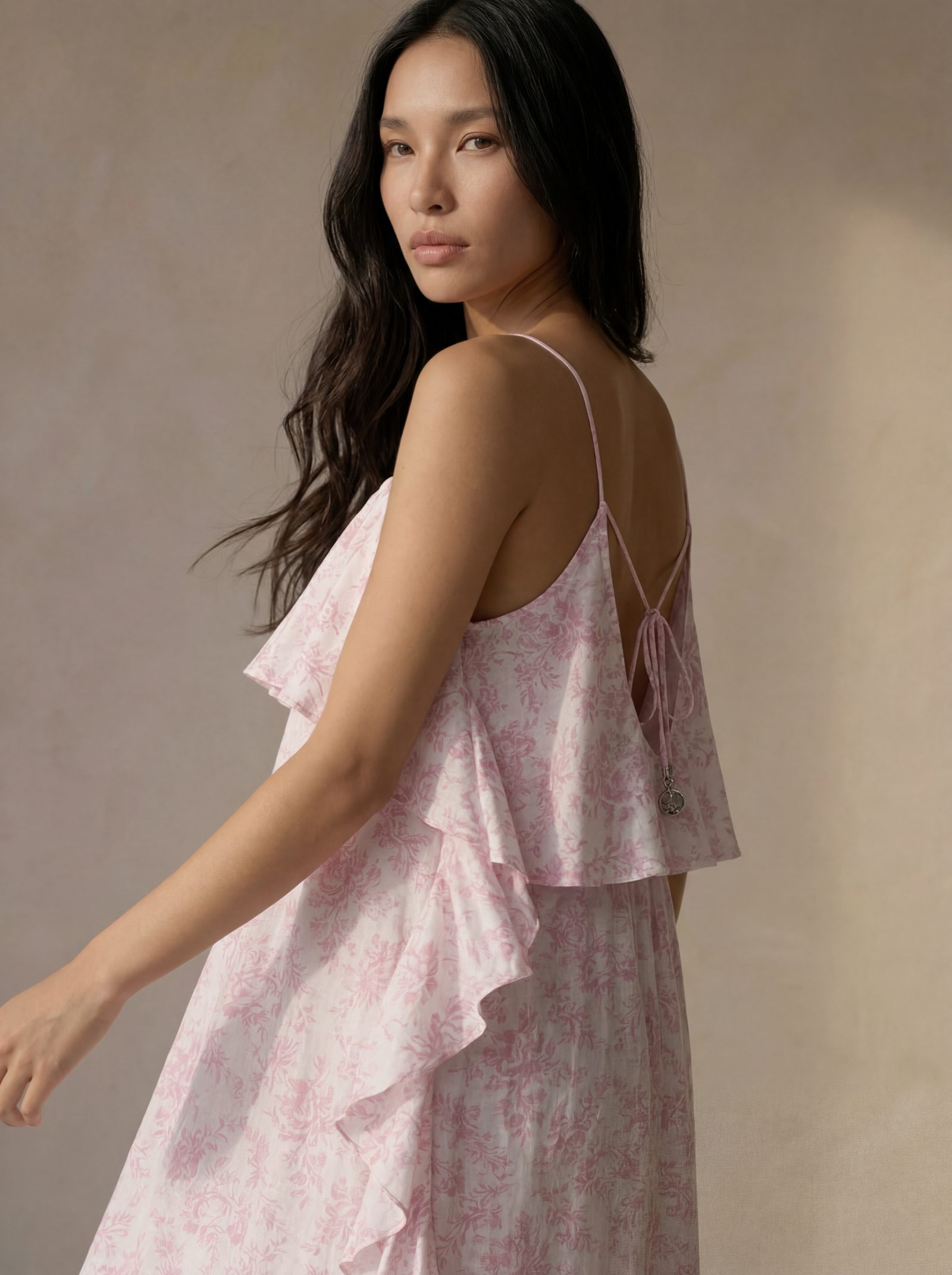 The Catherine — editorial, over-shoulder back