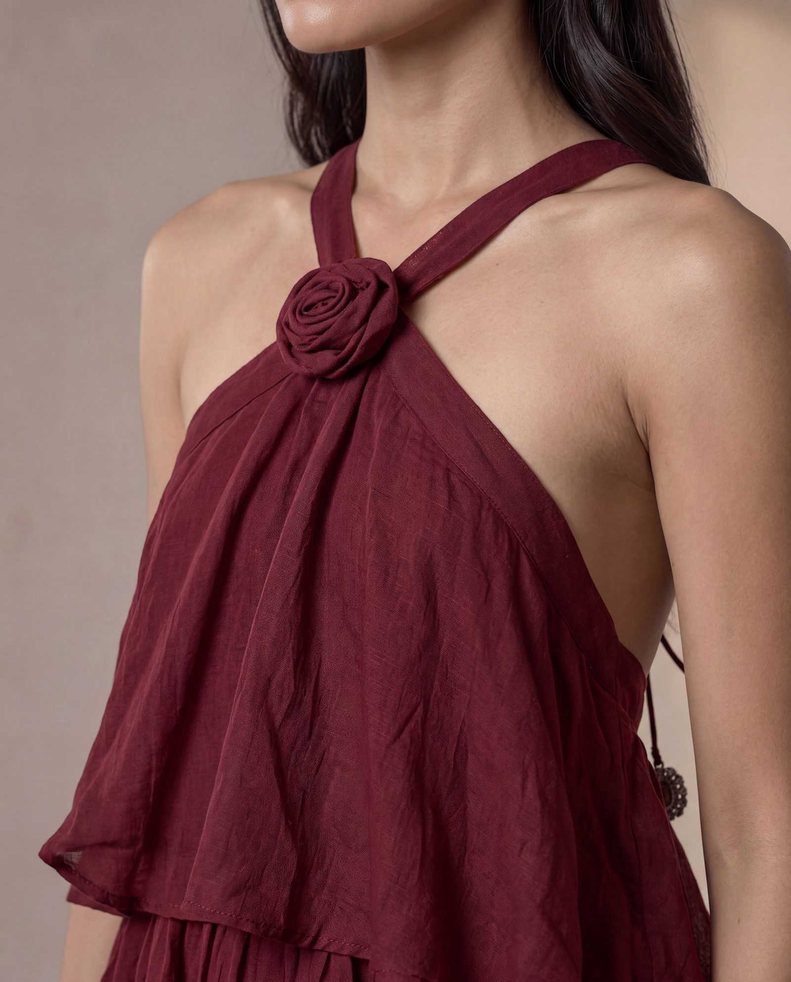 The Nabela — rose strap detail